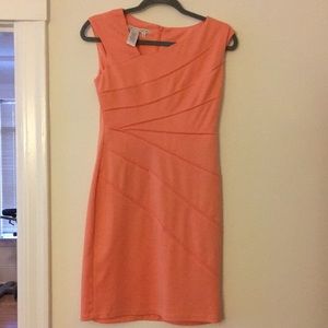 Maggie London Peach/ Light Coral Dress sz 4